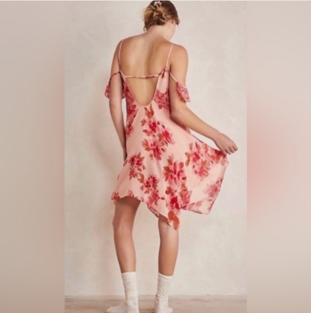 NWOT Intimately Free People Monday Morning Slip Dress Coral - Picture 2 of 7